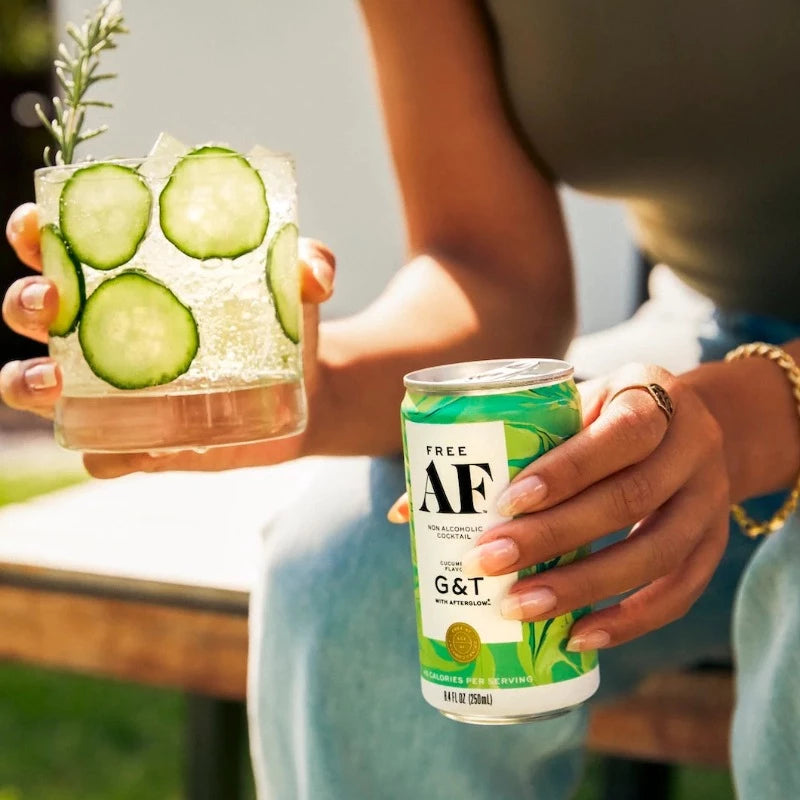 Free AF | Zero Proof Cucumber G&T