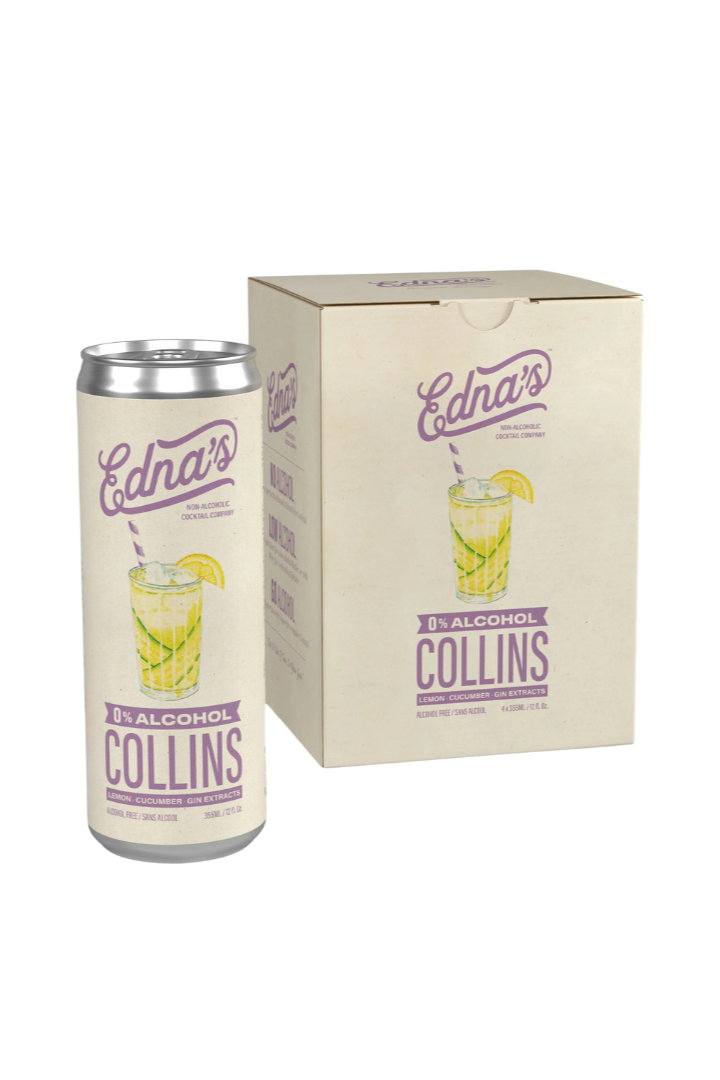 Edna's | Non Alcoholic Collins 4pk