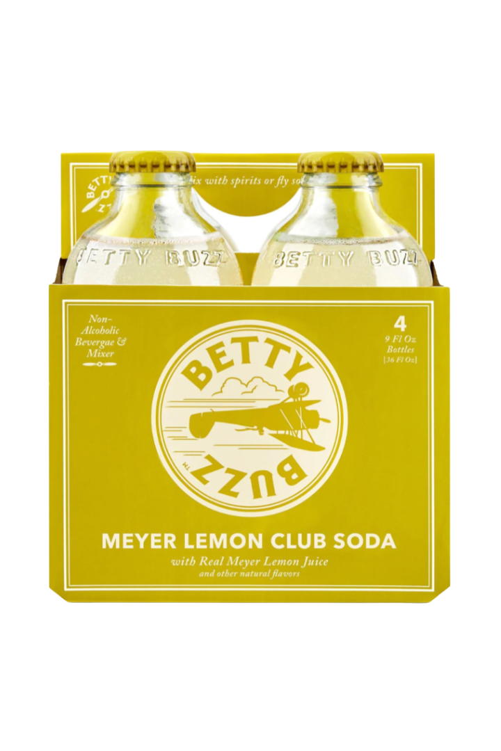 Betty Buzz | Meyer Lemon Club Soda 4pk