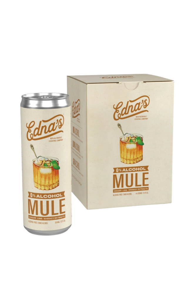 
                      
                        Edna's | Non alcoholic Mule 4pk
                      
                    