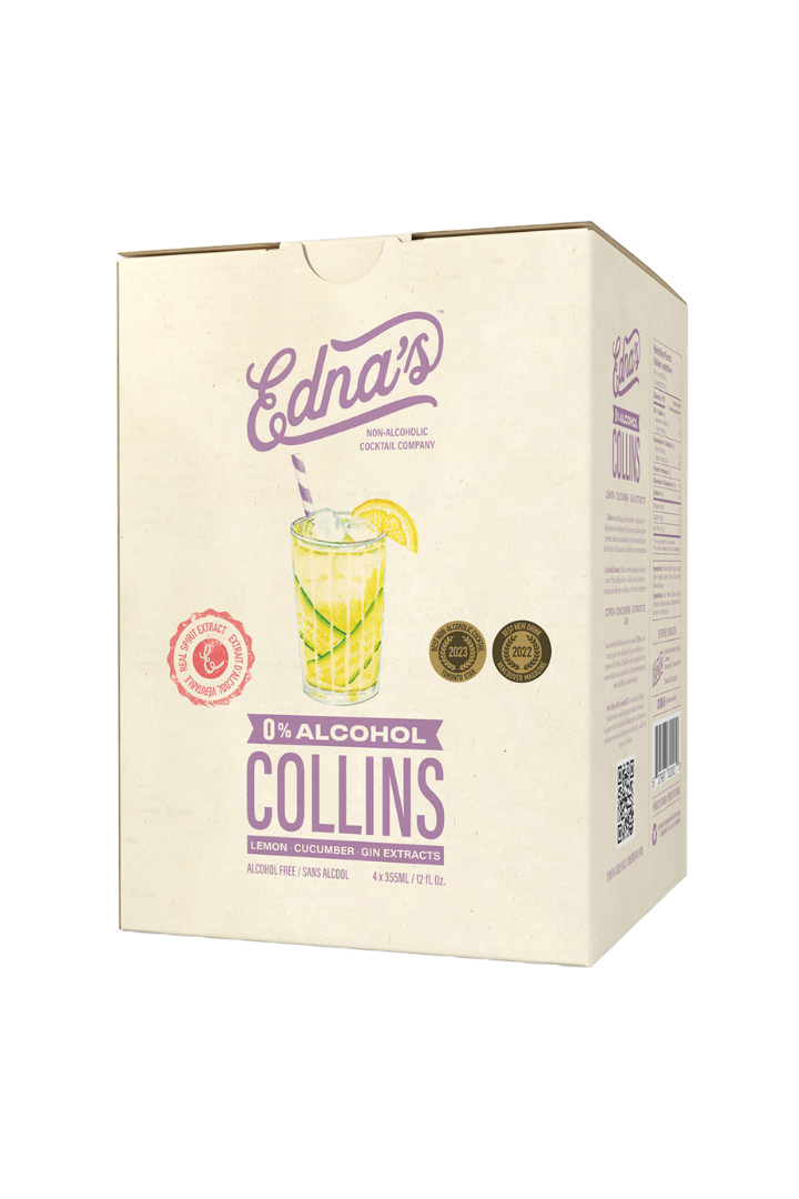 Edna's | Non Alcoholic Collins 4pk