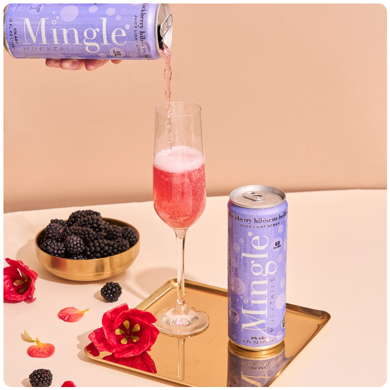 
                      
                        Mingle Mocktails | Blackberry Hibiscus Bellini
                      
                    