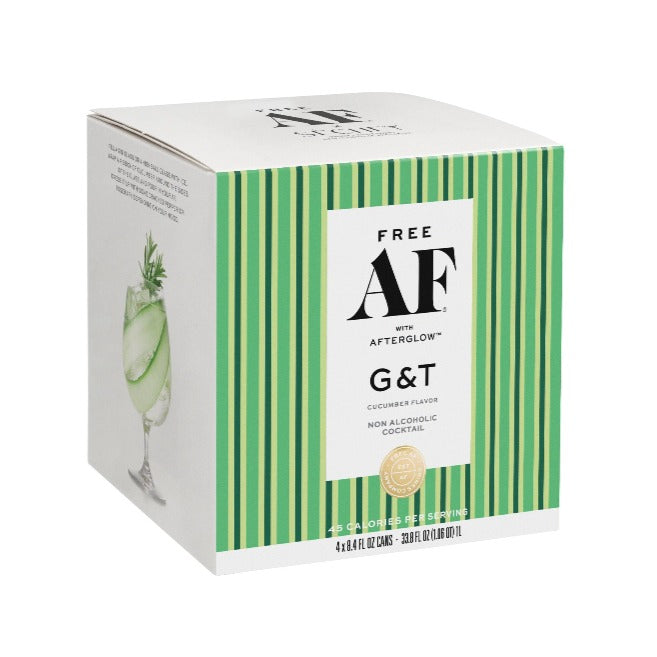 Free Af | Cucumber G&T with Afterglow 4pk