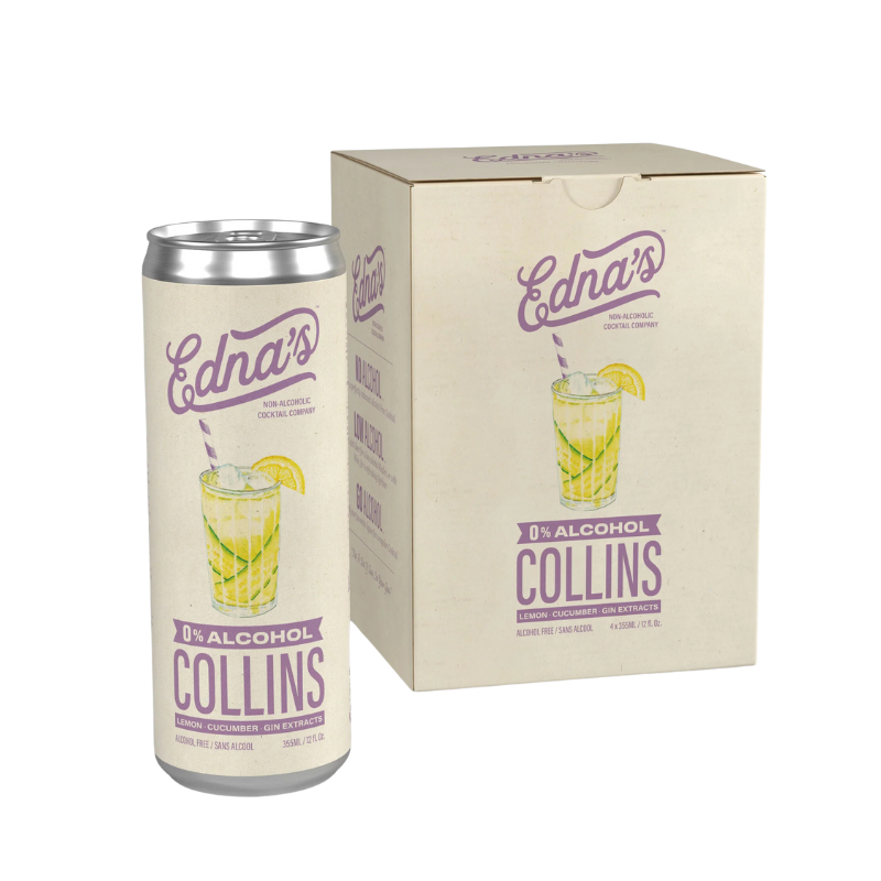 Edna's | Non Alcoholic Collins 4pk