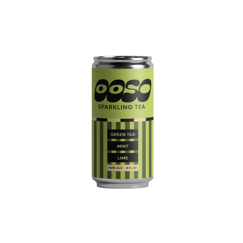 OOSO | Green Tea. Mint. Lime Sparkling Tea