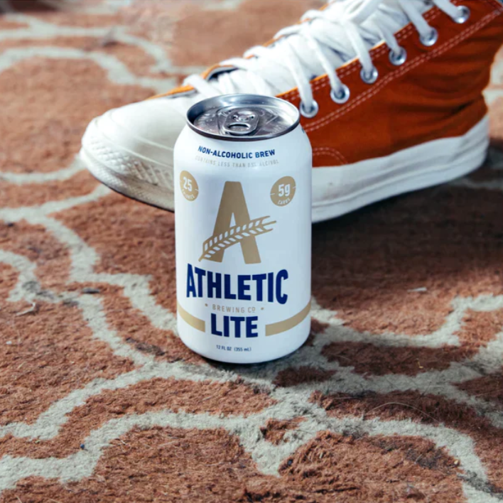 
                      
                        Athletic Brewing Lite non-alcoholic beer
                      
                    