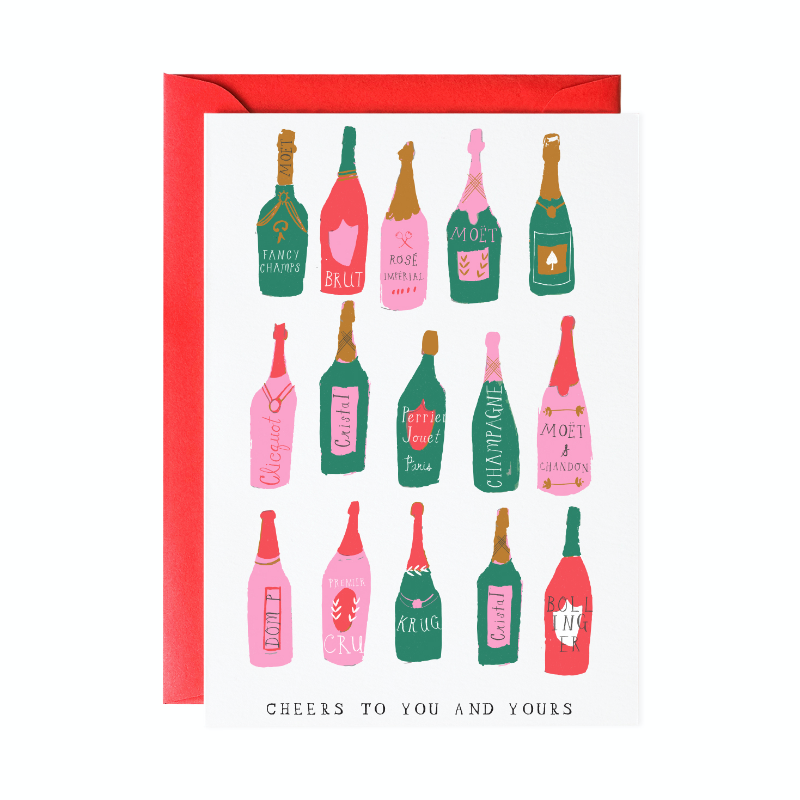 Let's Make a Toast - Holiday Greeting Card