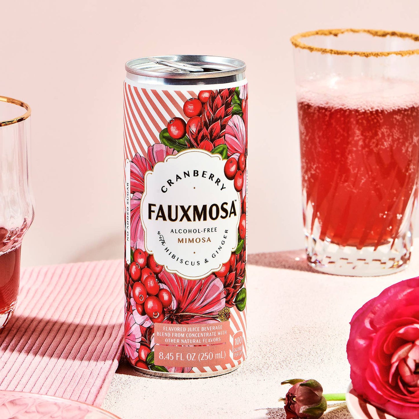 FAUXMOSA | Cranberry with Hibiscus & Ginger