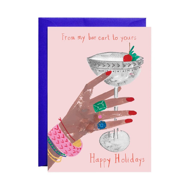 Greeting Card | From My Bar Cart to Yours - Holiday