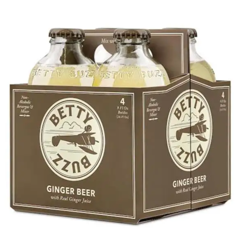 Betty Buzz Ginger Beer 4-pack