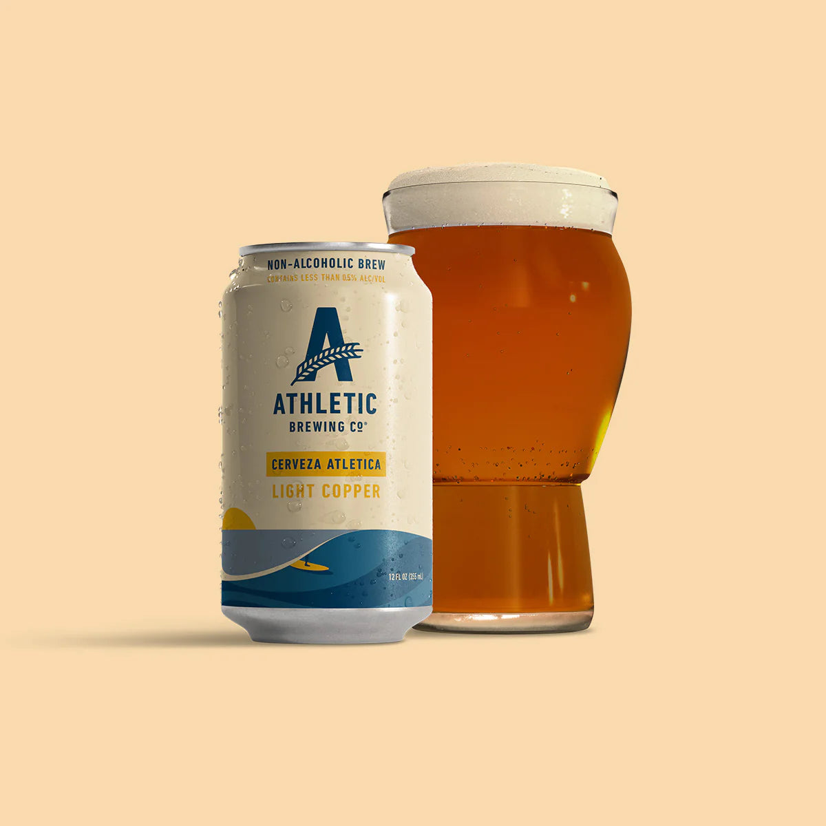 Athletic Brewing Co. | Cerveza Athletica Light Copper 6pk